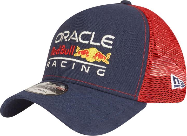 Actual product image New Era A-Frame Snapback Trucker Cap - Red Bull Racing Navy