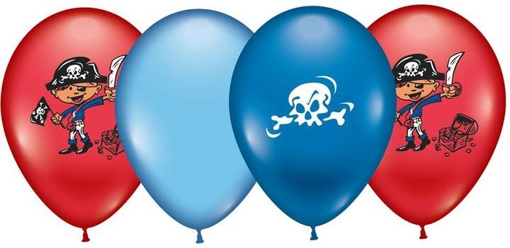 Karaloon Luftballon "Piratenparty" (6 x)