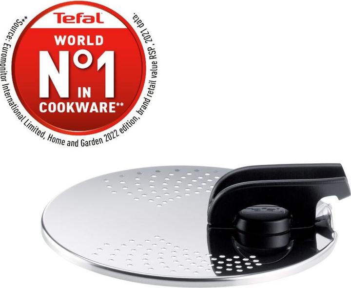 Actual product image Tefal Ingenio drainer lid L9829402 (20 cm, Metal)