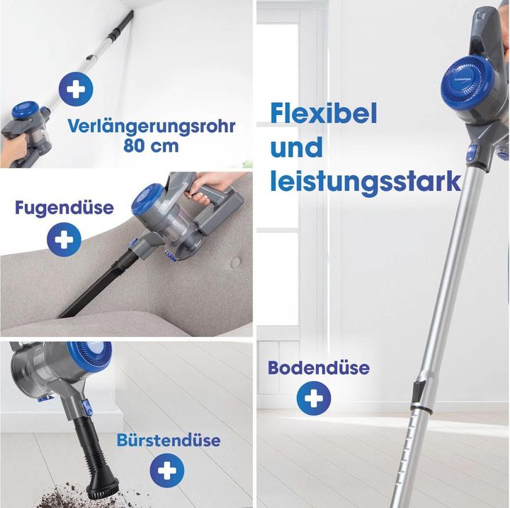 Produktbild CleanMaxx Akku-Hand- und Stielsauger