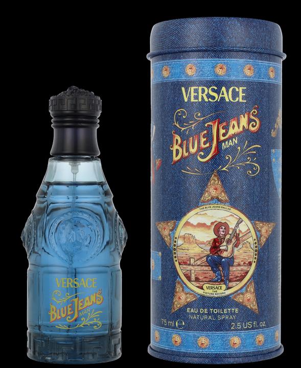 Actual product image Versace blue jeans (Eau de toilette, 75 ml)