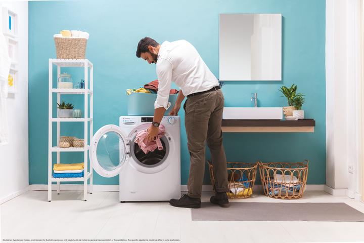 Image du produit Candy Smart Pro CSO 1285TW4/1-S lave-linge à chargement frontal 8 kg 1200 tr/min B White (8 kg, Gauche)