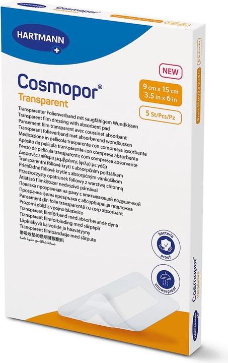 Produktbild Cosmopor transparent 9x15cm steril 5 Stk (5 x)
