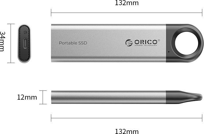 Image du produit Orico 1TB C10 Type-C R1000:W1000 (1000 Go)