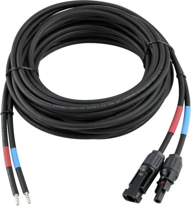 Actual product image Voltima Solar extension cable set 6mm2 (2x on both sides) black 5 metre (Solar system mounting material)