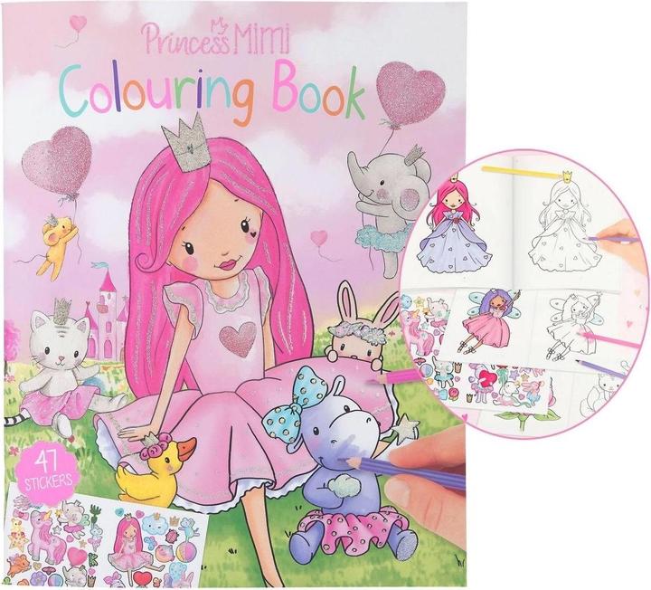 Actual product image Depesche Colouring Book Princess Mimi 24 pages