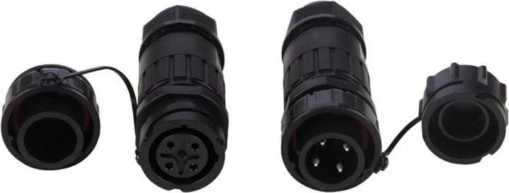 Produktbild Velleman 4-POL. STECKVERBINDER - WASSERDICHT IP68 - 16 A 230 V (1 Set)