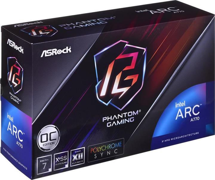 Image du produit AsRock Arc A770 Phantom Gaming (16 Go)