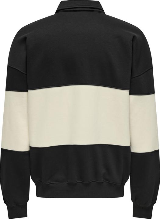 Produktbild Only & Sons Onsbyron Vtg Ls Zip Polo (XXL)