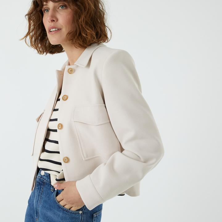 Produktbild La Redoute Collections Kurze Jacke mit Knopfverschluss (34)