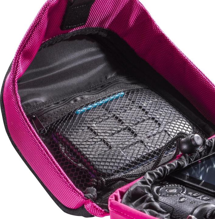 Produktbild mantona Premium Colttasche pink (Kamera Schultertasche, Kamera Bereitschaftstasche, 1 l)