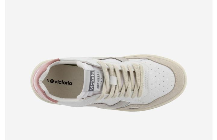 Actual product image Victoria leather effect and split leather sneakers seul (40)