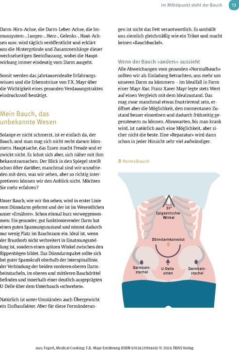 Image du produit Medical Cooking: F.X. Mayr-Ernährung (Allemand, Sepp Fegerl, Philipp Buttinger, 2024)
