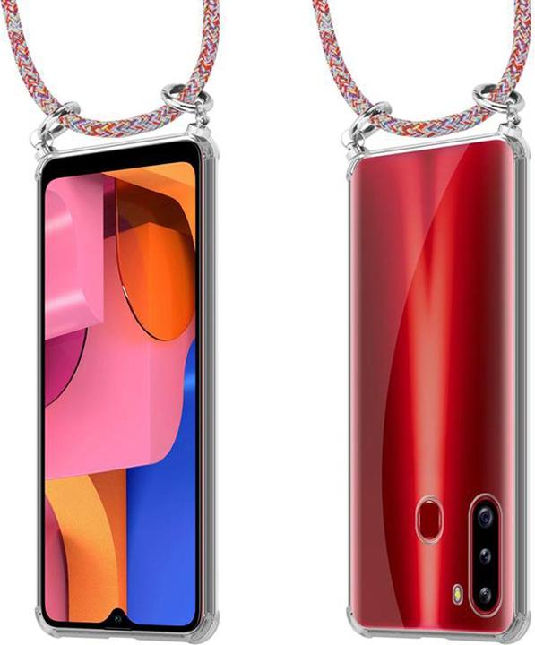 Produktbild Cadorabo TPU Handy Kette SILBER Cover