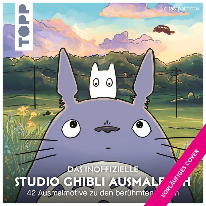 Actual product image The unofficial Studio Ghibli colouring book