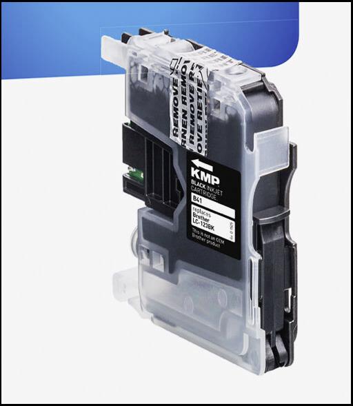Image du produit KMP B41 Cartouche d'encre compatible avec Brother LC-123 BK (CF)