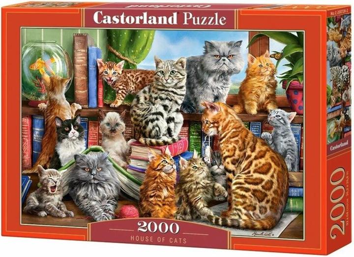 Castorland Castor 2000 El. House of Cats (2000 pieces)