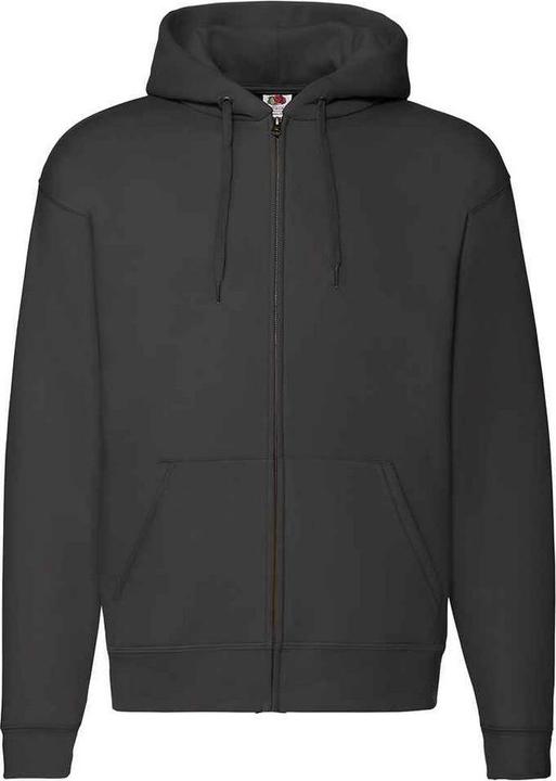 Fruit of the Loom Premium Hoodie mit durchgehendem Reissverschluss
