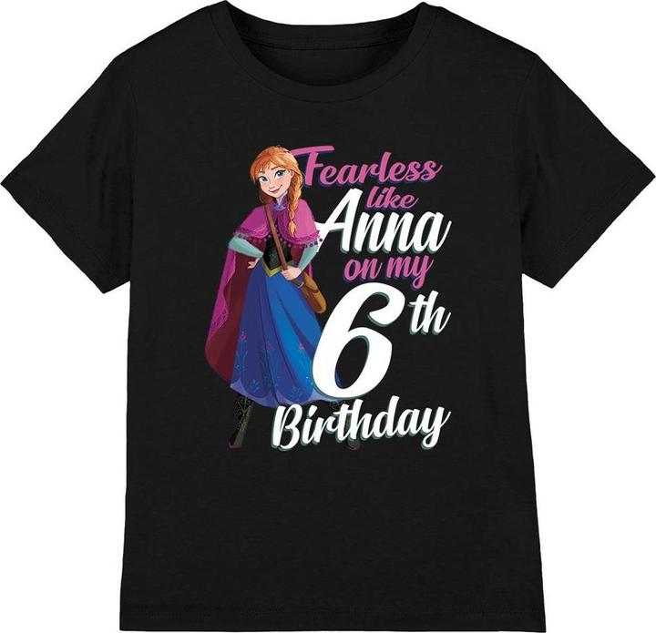 Image du produit Disney Frozen - T-shirt FEARLESS LIKE ANNA - Enfant (116)