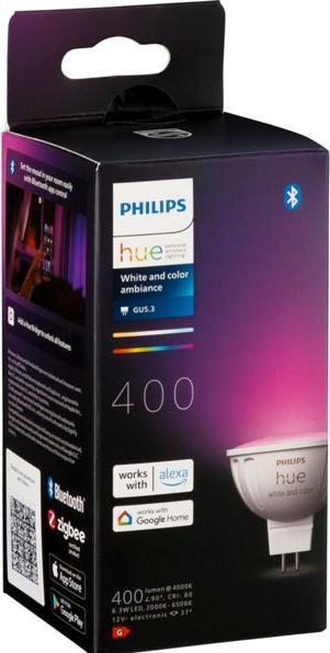 Produktbild Philips Hue White & Colour Ambiance (GU5.3, 6.30 W, 400 lm, 1 x, G)
