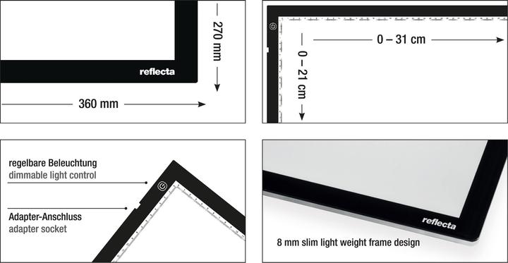Produktbild Reflecta LED Leuchtplatte