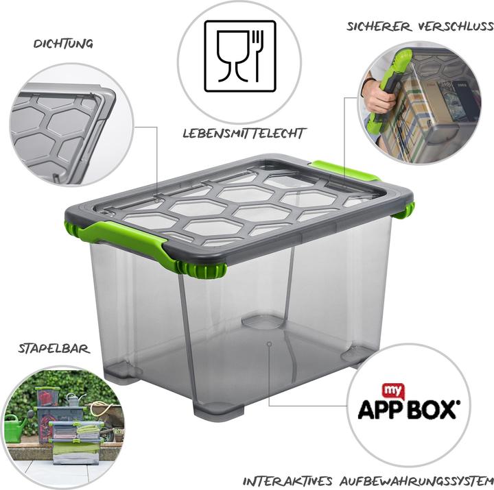 Actual product image Rotho Evo Total (28.5 x 23 x 39.5 cm, 15 l)