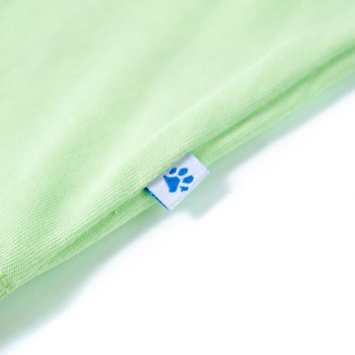 Produktbild VidaXL Kinder-T-Shirt Lindgrün 104,Material: 100 % Baumwolle,Farbe (104)