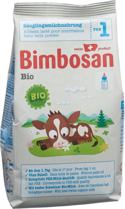 Actual product image Bimbosan Organic 1 (400 g, from birth)