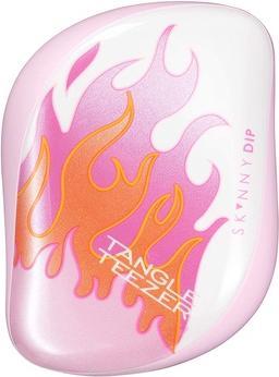 Immagine prodotto Tangle Teezer Perie pentru par Compact Styler Smooth & Shine Skinny Dip Flames, Roz Alb