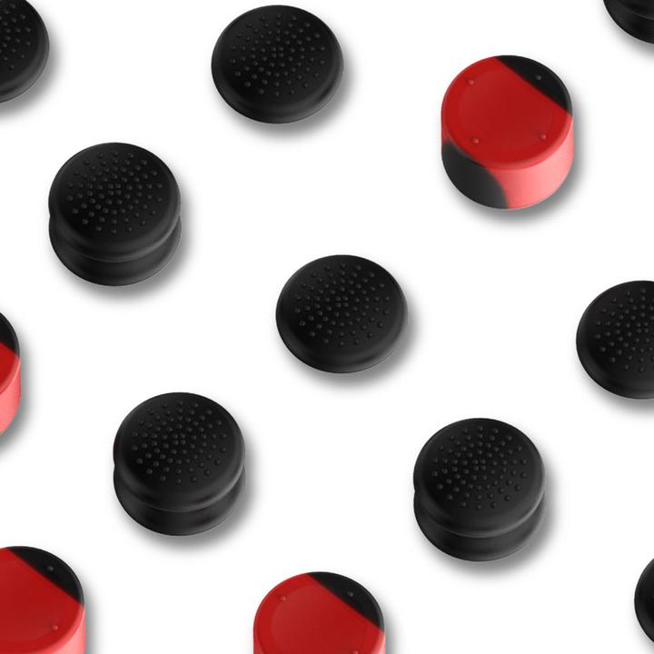 Image du produit iPega P5006 Silicone Thumb Caps for PS5 6pcs Noir/Rouge