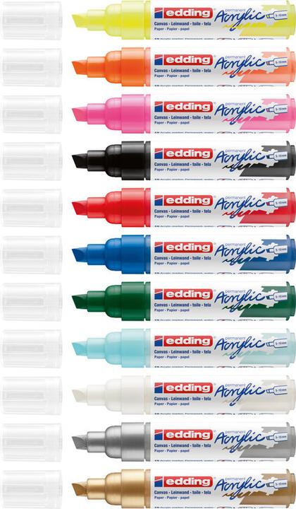 Actual product image Edding Acrylic marker 5000 Wide (Neon pink, 10 mm, 1 x)