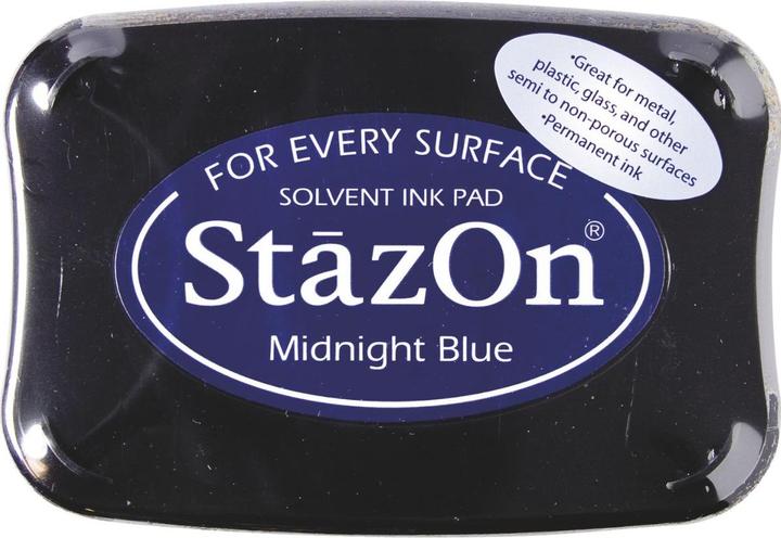 Produktbild Tsukineko StazOn Inkpad Midnightblue