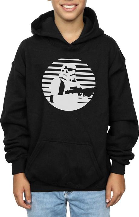 Actual product image Star Wars Boys Stormtrooper Stripes Hoodie (140, 146)