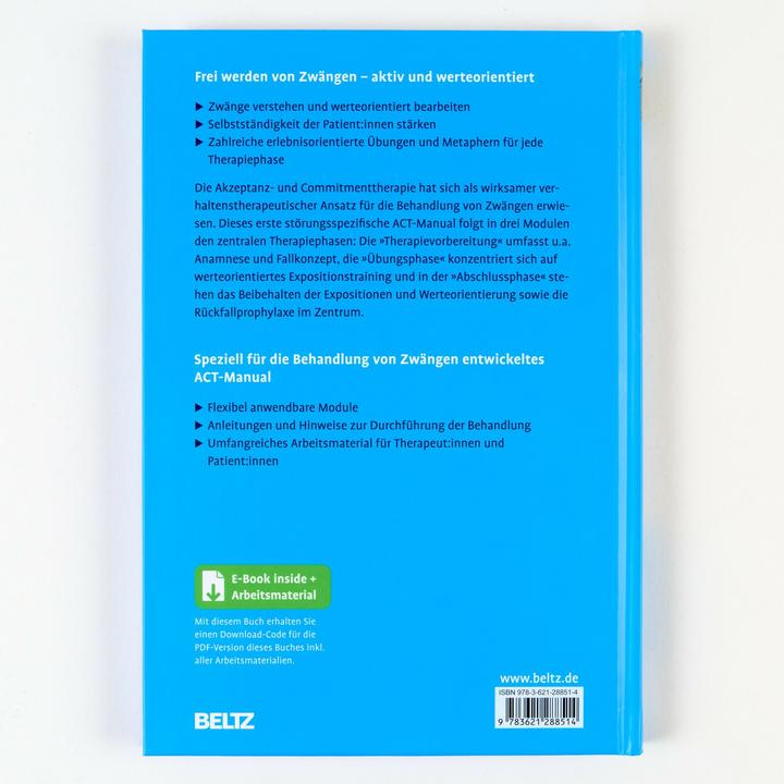 Produktbild Akzeptanz- und Commitmenttherapie bei Zwangsstörungen (Deutsch, Miriam Schiele, Tobias Freyer, Karoline Pitsch, 2024)
