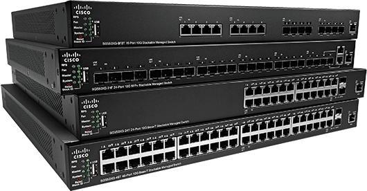 Produktbild Cisco Switch SX550X-16FT-K9-EU 16 Port (8 Ports)
