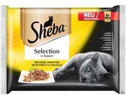 Produktbild Sheba Selection in Sauce (Adult, 4 Stk., 85 g)
