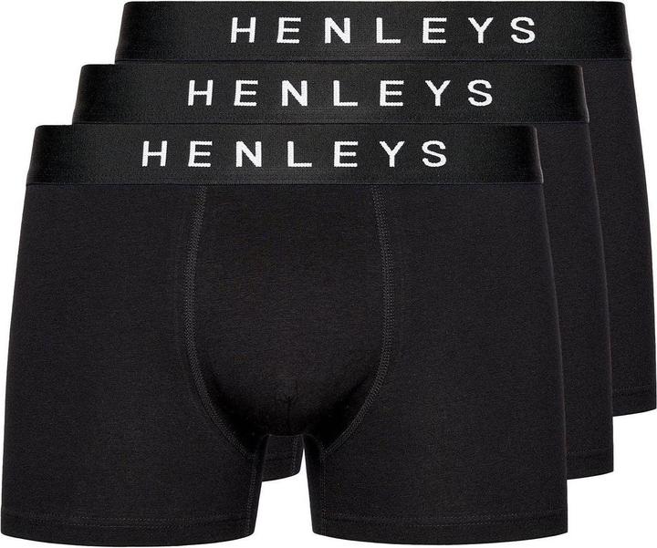 Actual product image Henleys Mens Coalink Boxer Shorts (Pack of 3) (L, pack of 3)