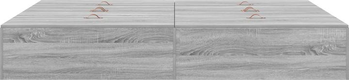 Produktbild VidaXL Stauraumbett Grau Sonoma 140x200 cm (140 x 200 cm)