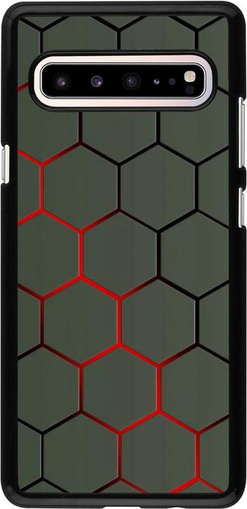 Actual product image PhoneLook Coque Geometric Line red (Samsung Galaxy S10 5G)