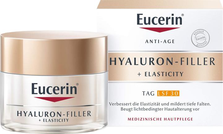 Produktbild Eucerin HYALURON-FILLER + ELASTICITY Tagespflege LSF 30 (50 ml, Tagescreme, SPF 30)