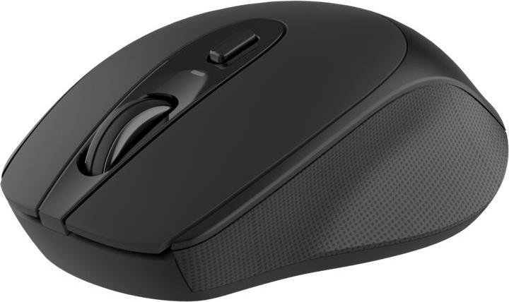 Actual product image Deltaco Wireless compact silent mouse 1600 DPI, USB receiver, 4 buttons, dark gray