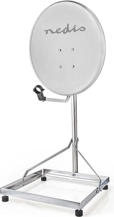 Actual product image Nedis Satellite Balcony Stand / Mast Length: 1.00 m / Maximum Dish Size: 90.0 cm / Base Plate