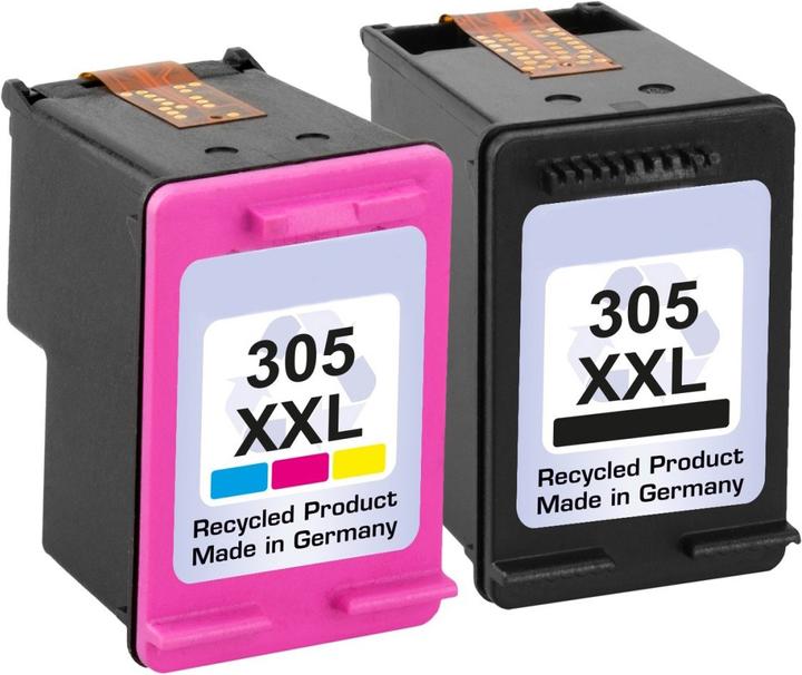 Produktbild Plutoos HP 305 XL HP 305 XL Patronen XXL kompatibel (BK, CL)