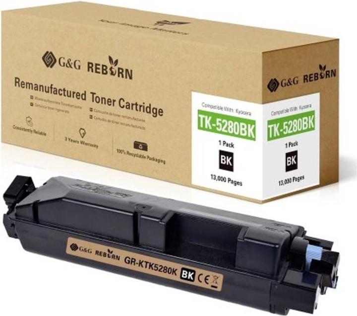 Immagine prodotto G&G Toner sostitutivo Kyocera TK-5280 compatibile Nero 13000 pagine Reborn remanu (FC)