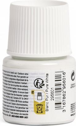 Actual product image Pebeo SetaCuir leather colours (Pure white, 45 ml)