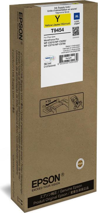Actual product image Epson WF-C5xxx Catridge (Y)