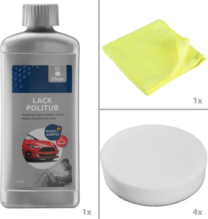 Produktbild tectake Poliermaschinenset (Exzenterpolierer, 710 W)