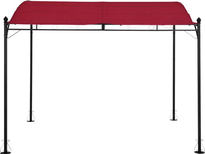 Produktbild Uniprodo UNI GAZEBO 3X2.5R Anbaupavillon freistehend weinrot 2,6 x 3 m (260 cm, 300 cm)