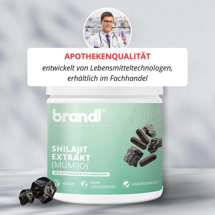 Actual product image Brandl Shilajit capsules (1 Piece, Capsules, 80 g)
