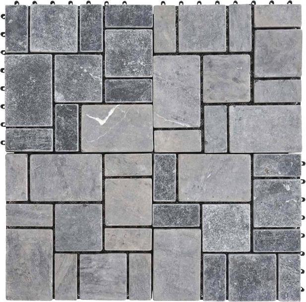 Produktbild Mendler Steinfliese HWC-K70, 11x je 30x30cm = 1m², dunkelgrau (11 x)